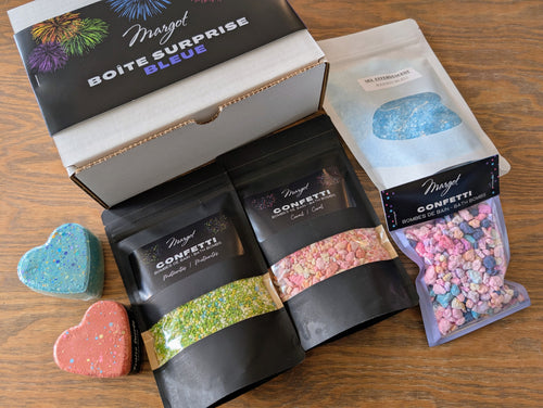 Boîte surprise - BLEUE