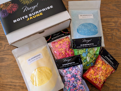 Boîte surprise - JAUNE